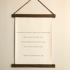 SMALLWOOD • MLK Quote Hanging Canvas Banner